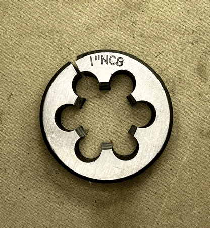 THREADING TOOL 1" X 8 UNC SPLIT DIE THREAD CUTTER TUNGSTEN STEEL 1"NC8