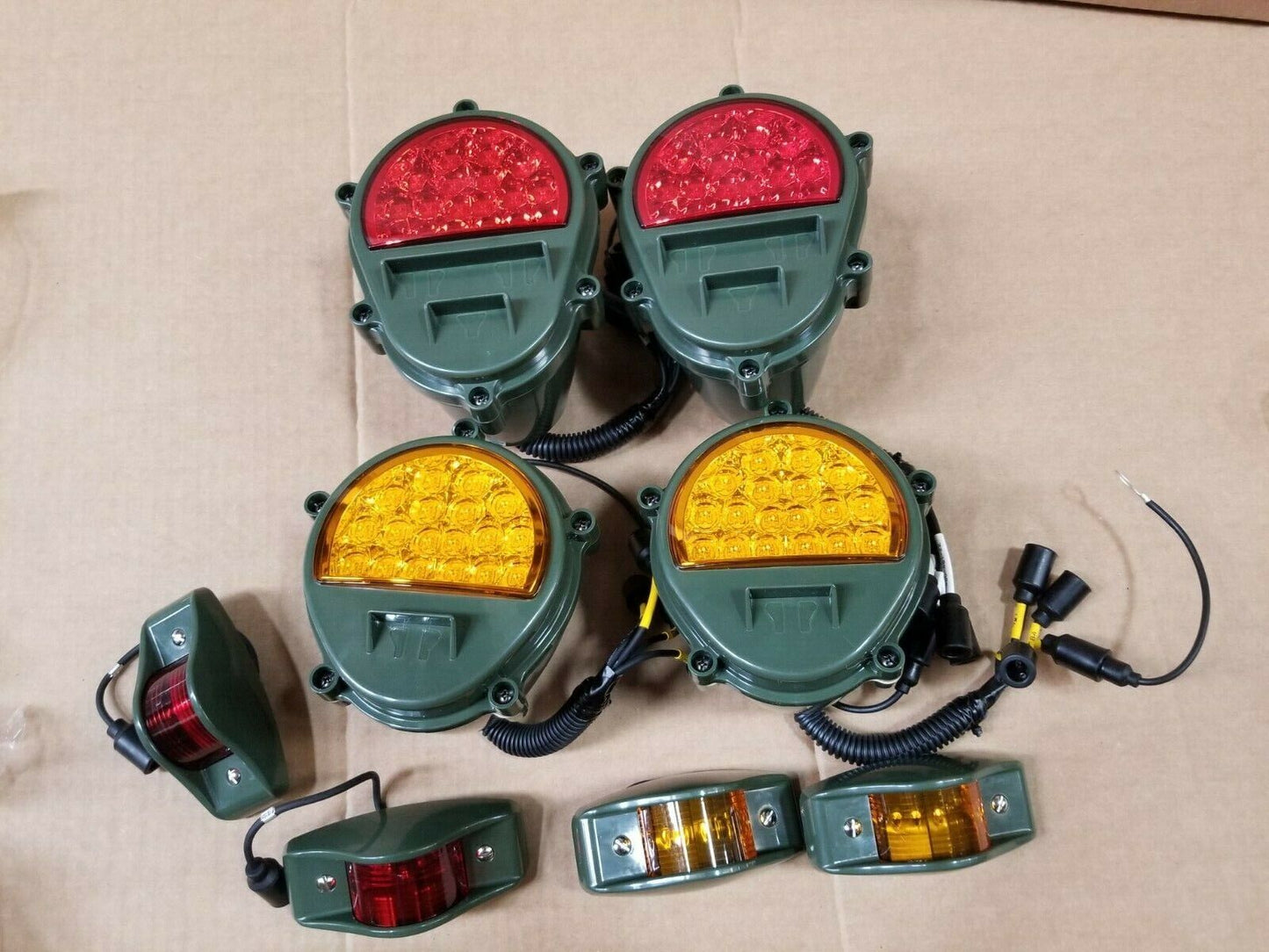 LED CONVERSION KIT HMMWV M998 Humvee Red, Amber, Side Marker Military Led Light
