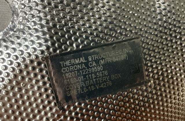 Battery Box Cover 12299590 NSN 2541-01-119-5676 - photo 5