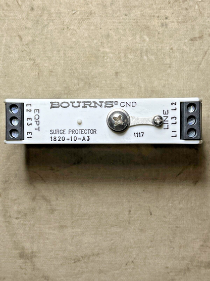 BOURNS 1820-10-A3 20MA -28V SURGE SUPPRESSORS PROTECTOR OVERLOAD 5920016616361