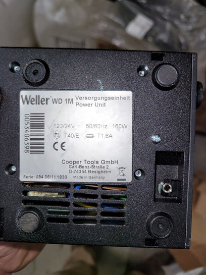 Weller WD1M Soldering Station Single Channel Digital Rework Station 120V 160W