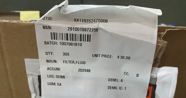 Filter M1161 NSN 2910-01-597-2258 - photo 6