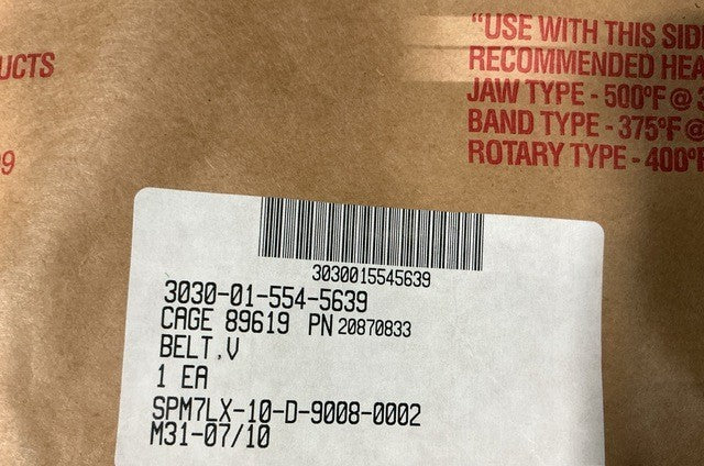 V Belt MK2A2 NSN 3030-01-554-5639 - photo 6