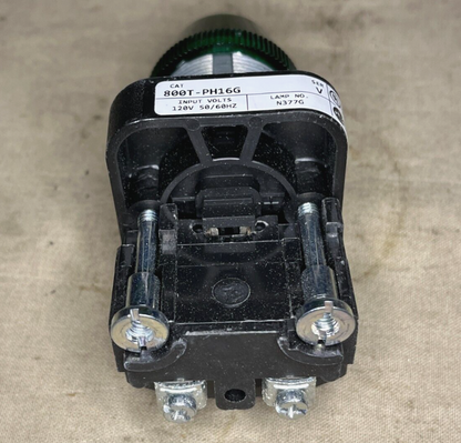 ALLEN BRADLEY 800T-PH16G 347-12784 INDICATOR LIGHT 120VAC, 50/60HZ 6220015233492