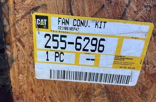 CATERPILLAR CAT 255-6296 FAN CONVERSION KIT 2556296 4140-01-519-8288 USA-STOCK