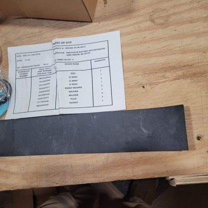 MILITARY M1 M1A1 TURBINE ENGINE STARTER PART KIT M18322511 2835-01-249-9718