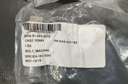 Machine Bolt NAS1010-18A NSN 5306-01-523-2075 - photo 2