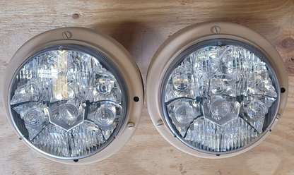 NEW LED Headlight PAIR HUMVEE M998 HUMMER Trucklite HMMWV M35A2 A3 M35 M939 M809