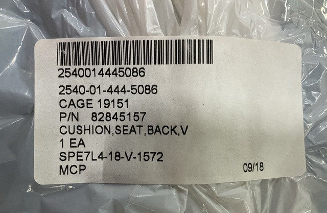 Blue Vinyl Seat Cushion LA314C NSN 2540-01-444-5086 - photo 5