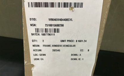 Vehicular Window Frame 2402-00621-34 NSN 2510-01-568-8290 - photo 6
