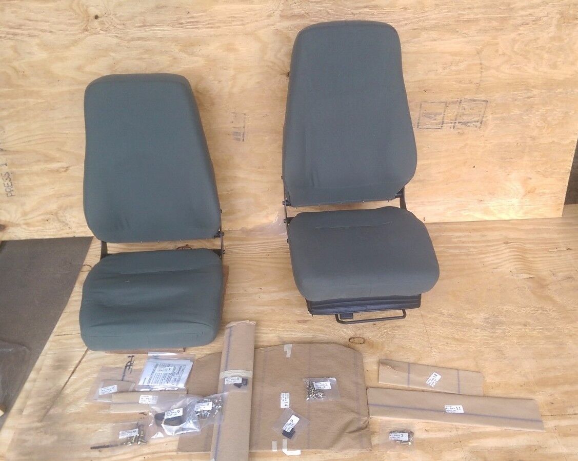 (4) High Back SEAT KIT M998 HMMWV Humvee  GREEN Driver  3 Commander Seat 57K0290