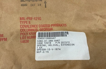Extension Helical Spring 207372 NSN 5360-01-266-8467 - photo 3