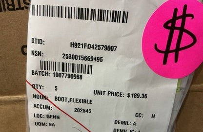 Flexible Boot DRB5X2 NSN 2530-01-566-9495 - photo 5
