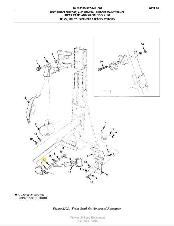 Mounting Bracket M998A1 NSN 5340-01-542-4794 - photo 2