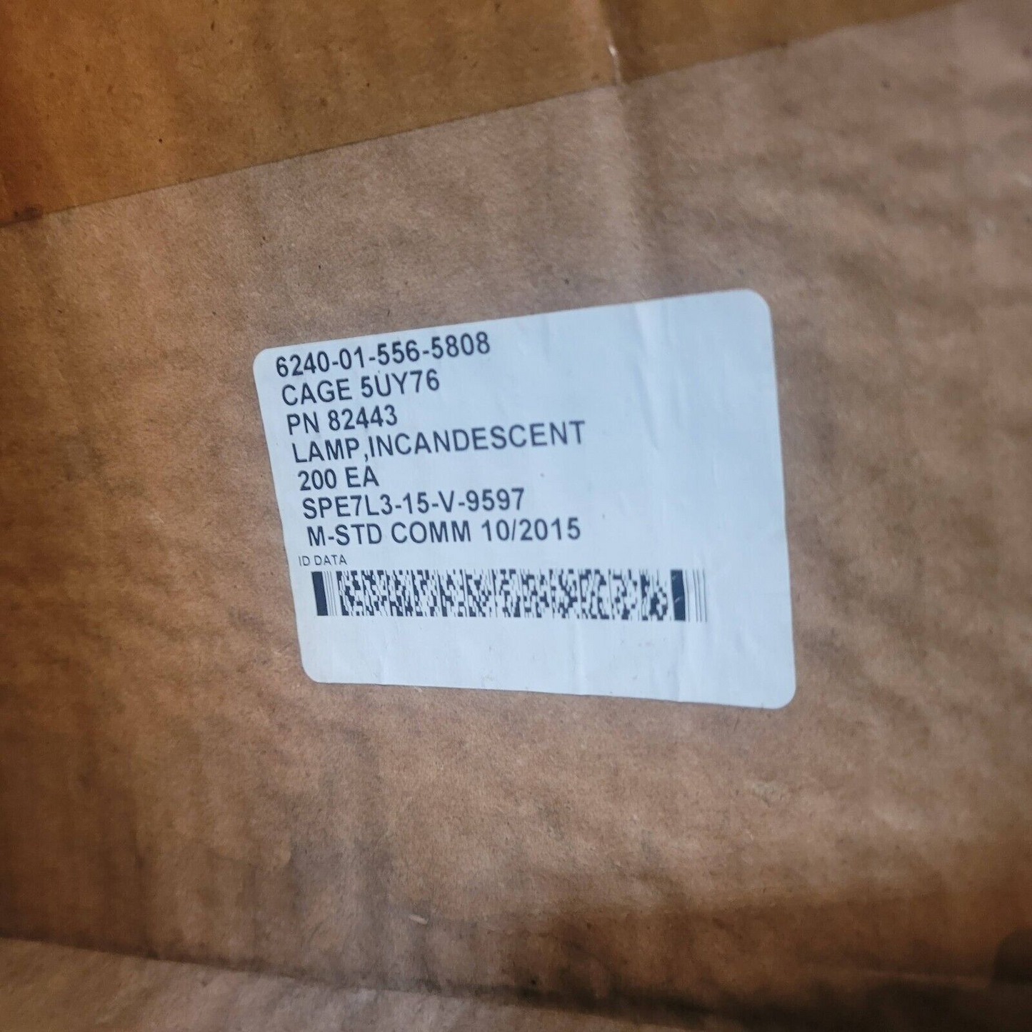 US HMMWV MRAP CLR/MKR LAMP-YELLOW-LOW PROF LED 3688766C1L 82443 6240-01-556-5808
