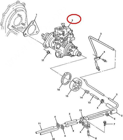 Fuel Injection Pump M1025 NSN 2910-01-434-8597 - photo 2