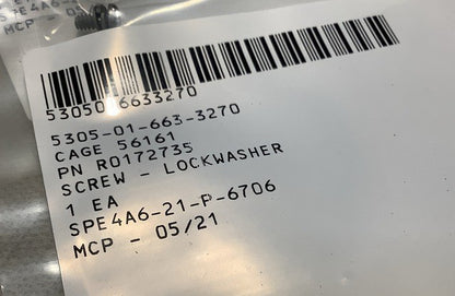 Washer Screw R0172735 NSN 5305-01-663-3270 - photo 2