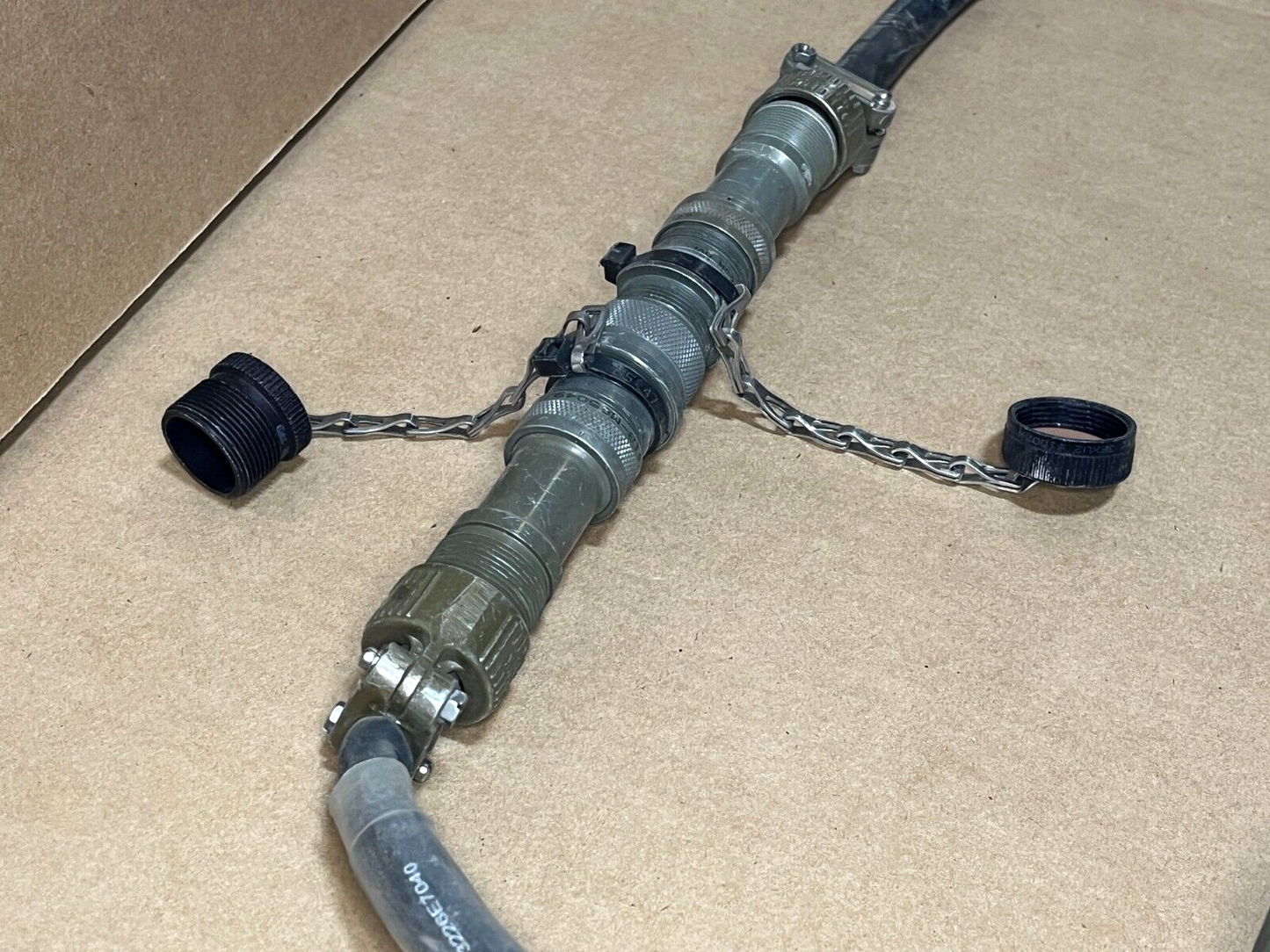MILITARY M46 UTILITY TANK 13226E7037 CABLE BRANCH 03748 6150-01-247-4783