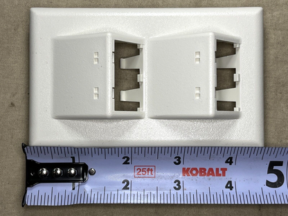 PANDUIT, SNAP-ON T-70 FACEPLATE SLOPED SURFACE RACEWAY WIRE ROUTING SYS T70FV4IW