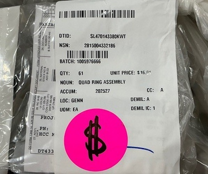 Quad Ring Assy Q4444-366Y NSN 2815-00-433-2186 - photo 4