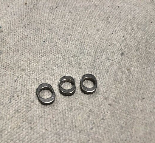 (3) GENERAL 9021M80P03 NON-CIRCULAR PLATE SPACER NSN 5365-01-220-3407