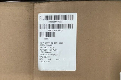 MRAP COUGAR JERRV 4X4 CAT I EXHAUST MUFFLER 3832151C1 205412A 2990-01-568-5687