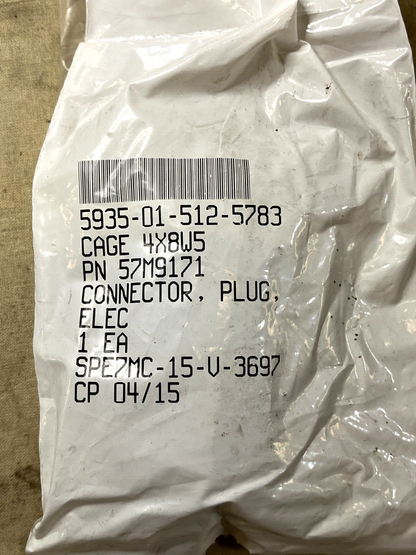 OEM JOHN DEERE 57M7275 ENGINE ELECTRICAL PLUG CONNECTOR 57M9171 5935-01-512-5783