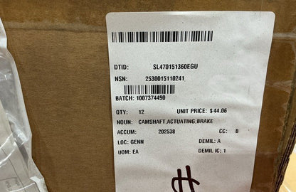 Camshaft 806527 NSN 2530-01-511-0241 - photo 5