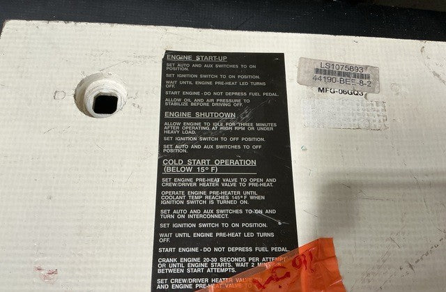 Blank Panel LS1075893 NSN 5340-01-596-1634 - photo 7