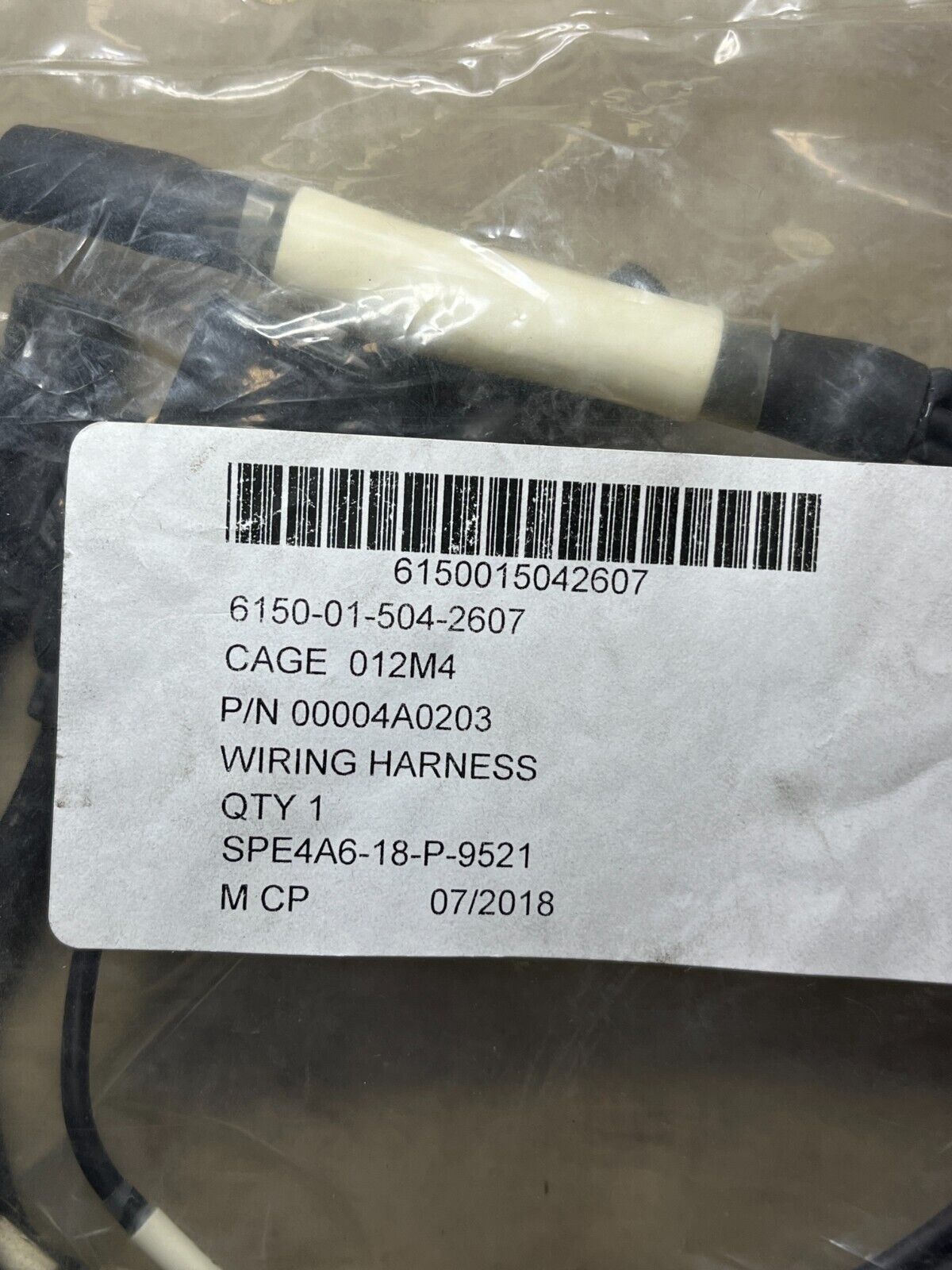 MILITARY TRUCK 00004A0203 6 BRANCHED WIRING HARNESS LEFT FRONT 6150-01-504-2607