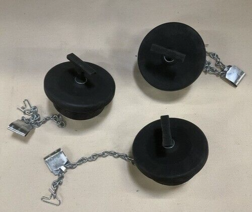 MILITARY HUMMER M998 HUMVEE FUEL FILLER CAP W/CHAIN 12338558-1 5342-01-246-1120