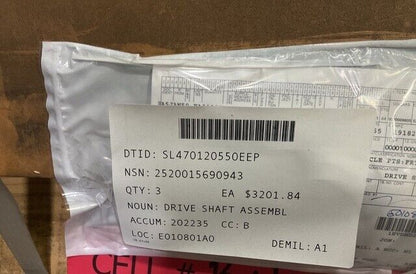 MILITARY MRAP CONSTANT VE DRIVE SHAFT ASSEMBLY 4291510 2520-01-569-0943