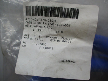 M1078 M1080 LMTV FMTV 12.7MM NONMETALLIC HOSE J20R1 12414553 4720-01-370-2820