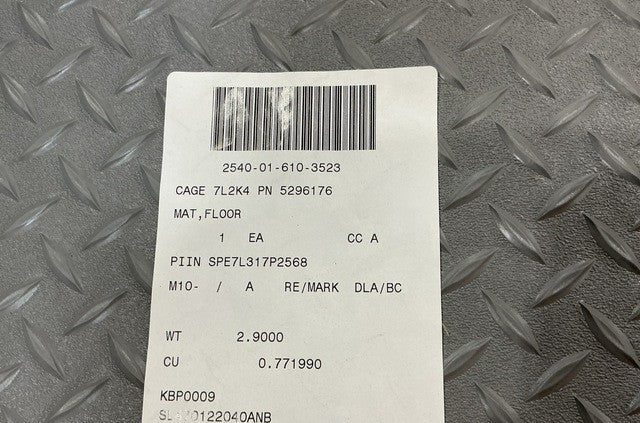 Floor Mats 5296176 NSN 2540-01-610-3523 - photo 9