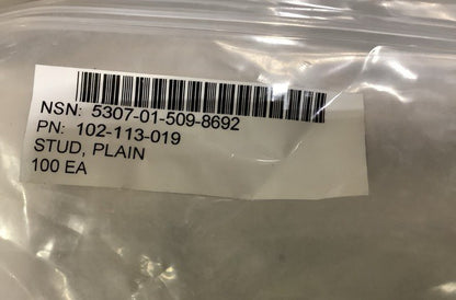 Plain Stud 102-113-019 NSN 5307-01-509-8692 - photo 2