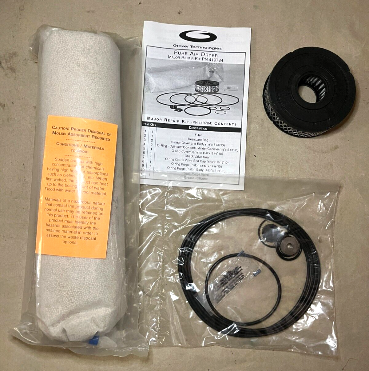 FMTV / LMTV / MTV Air Drier / Dehydrator Parts Kit 4440-01-337-7324