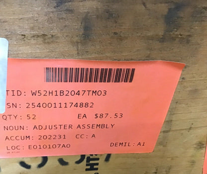 MILITARY M939 SERIES, BFVS ADJUSTER ASSEMBLY R/H 11669167-4 2540-01-117-4882