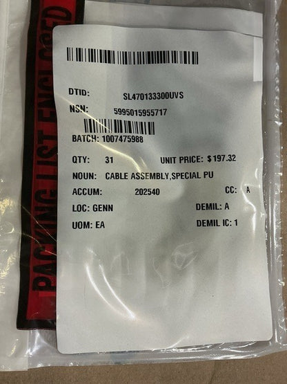Cable Assy 3942969 NSN 5995-01-595-5717 - photo 9