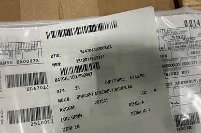 Shock Absorber Bracket 1343790W NSN 4720-01-558-3108 - photo 6