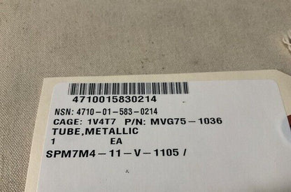 MRAP - M-ATV UI MVG75-1036 METALLIC TUBE, SUCTION PIPE 25KP961 4710-01-583-0214