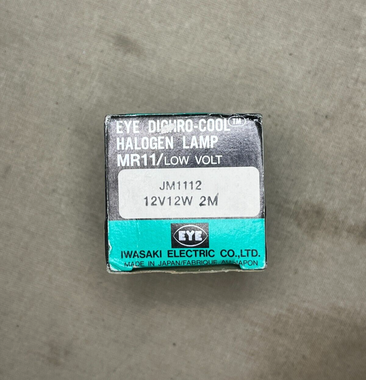 GENUINE IWASAKI JM1112 JRM12V12W/2M/G4 12V FLOOD HALOGEN LAMP 6240-01-446-3173