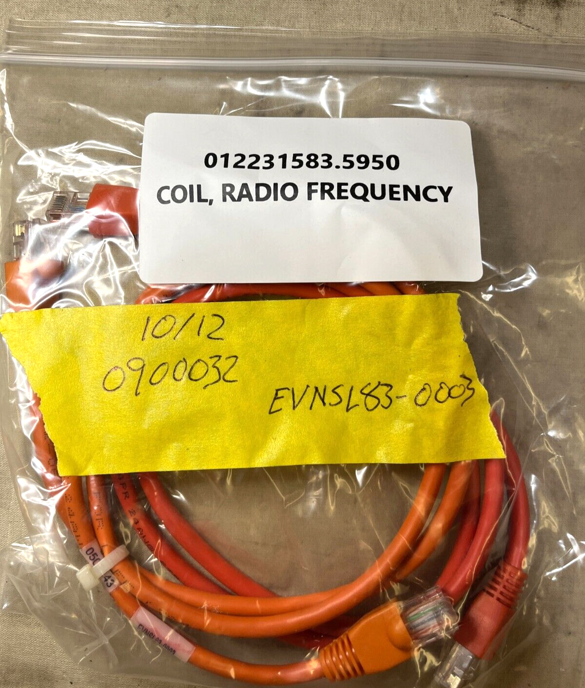 BLACK BOX CORPORATION  E196163-Y RADIO FREQ. COIL PATCH CABLE 5950-01-223-1583
