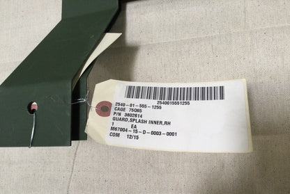 MILITARY TRUCK, CARGO GUARD SPLASH INNER RH 3602614 2540-01-555-1255