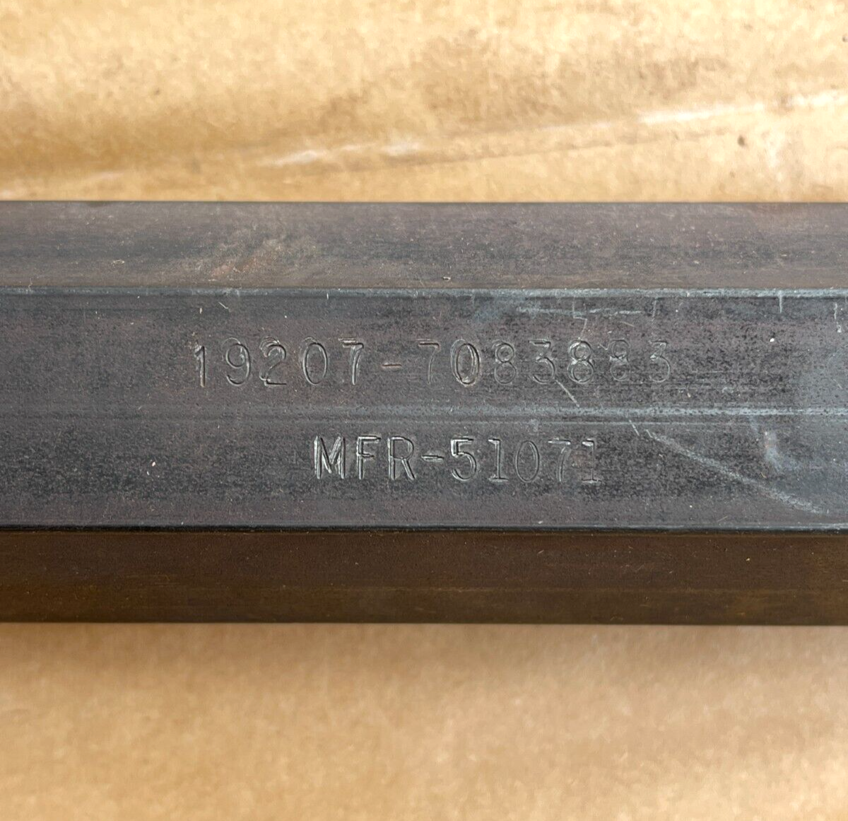 US ARMY OEM M1E1 BATTLE TANK MANUAL CONTROL HANDLE 7083883 5340-00-708-3883