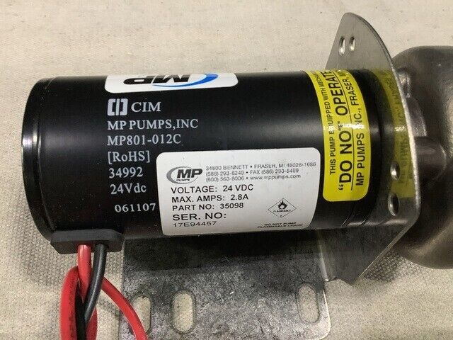 MP PUMP MP801-012C ENGINE COOLING PUMP SYSTEM 35098 4185971 2930-01-658-6139