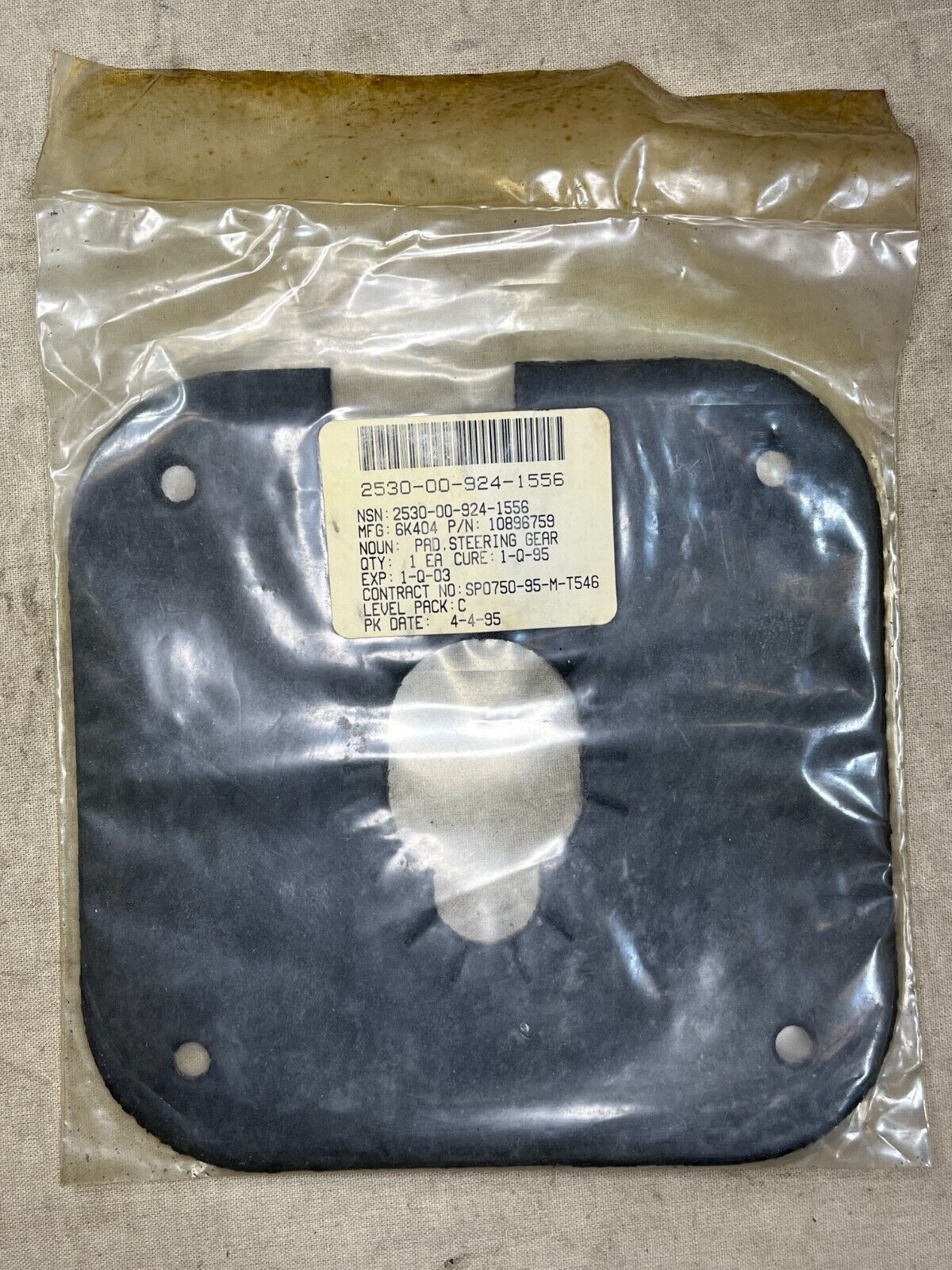 MILITARY M35 CARGO TRUCK 6×6 10896759 PADXSTEERING GEAR GASKET 2530-00-924-1556