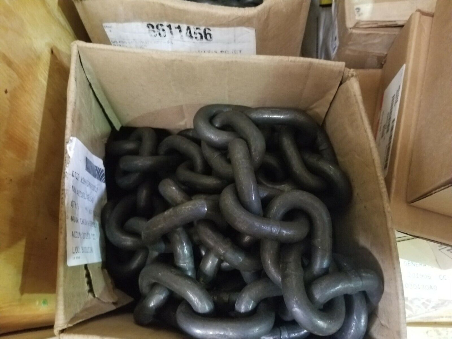 Military HET HEMTT Chain 14 Feet Grab Hook Heavy Duty Equipment Chain Single Leg