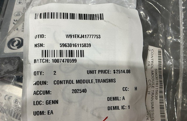 Transmission Control Module 3869621C91 NSN 5963-01-611-5839 - photo 8