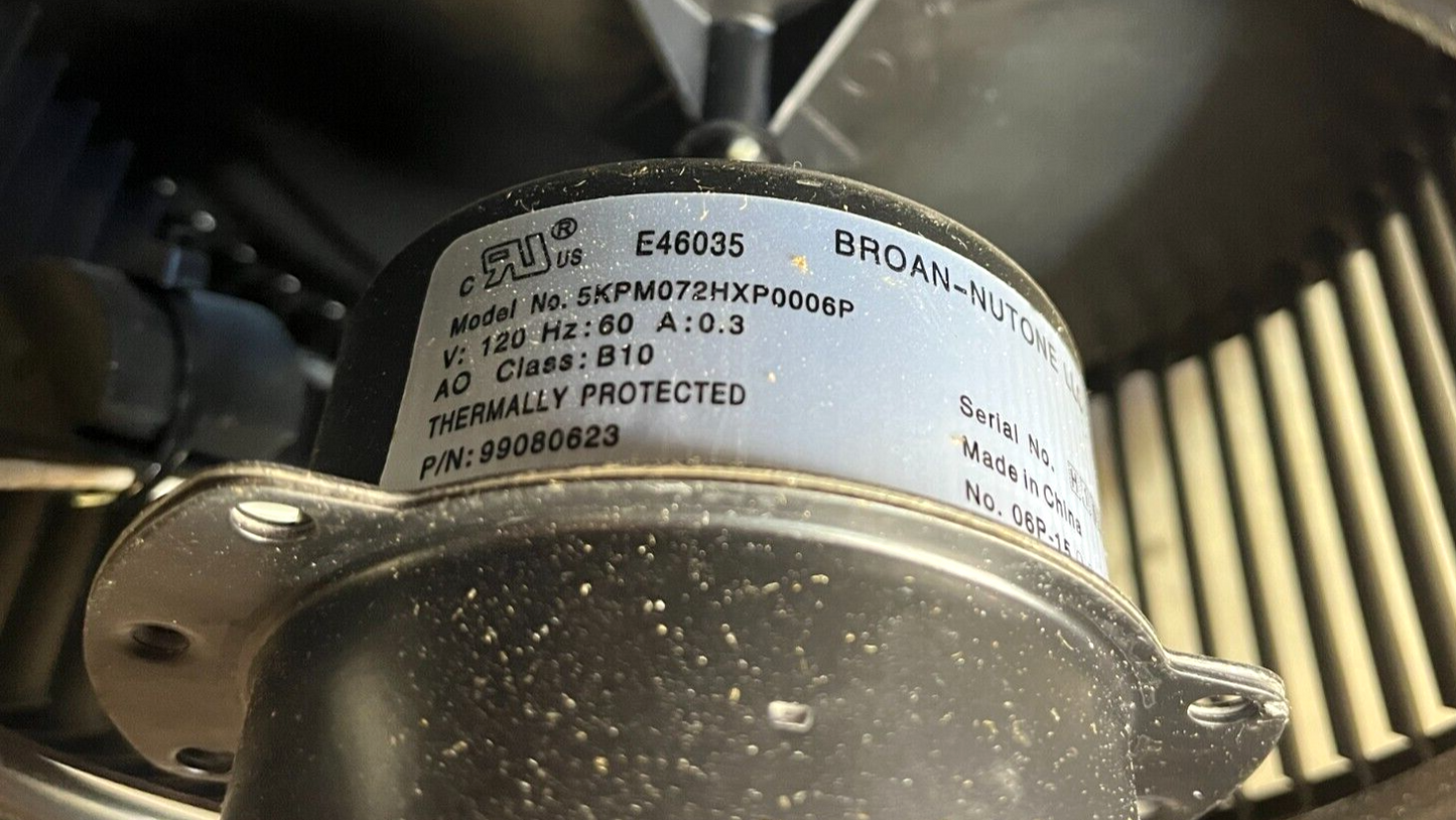 NEW BROAN S97017854 BLOWER ASSEMBLY FOR OTRE110 FAN 97017854