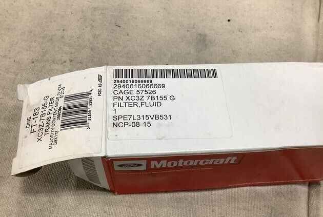 GENUINE OEM FORD AUTO TRANS FILTER KIT MOTORCRAFT XC3Z 7B155 G FITS TRUCK VAN, F